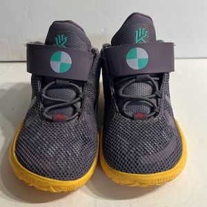Kyrie Irving Nike  7C purple/yellow flame on Nike swoosh.  Toddler